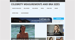 Desktop Screenshot of celebbrasizes.com